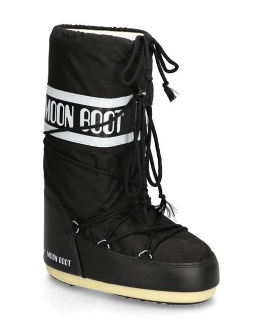Moon Boot Black Icon Nylon