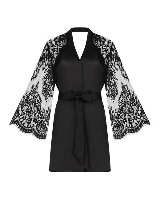 Hunkemöller Kimono Jennifer in het Black