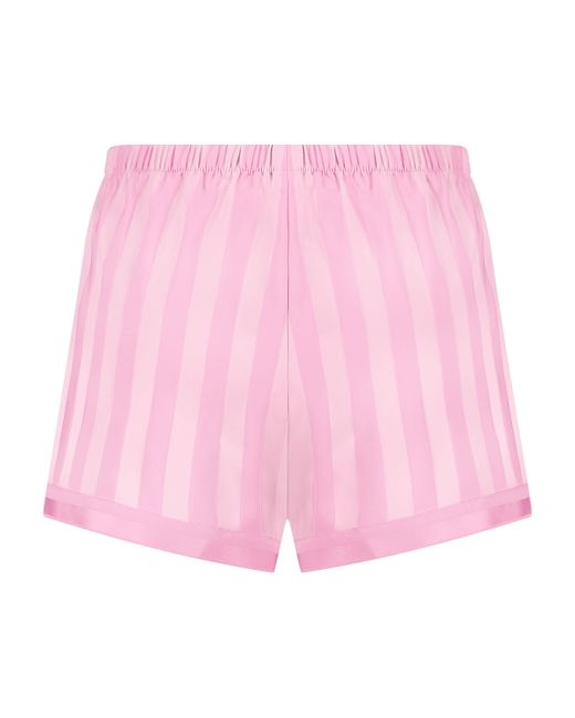 Hunkemöller Pyjama Short Satin in het Pink