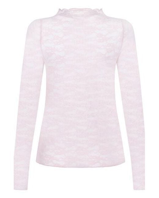 Hunkemöller Pink Top Allover Lace