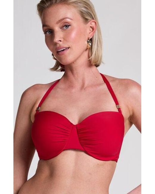 Hunkemöller Red Luna Bikini Top