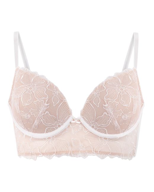 Hunkemöller White Vorgeformter Longline-Bügel-BH Lauren