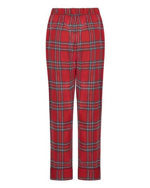Hunkemöller Red Flannel Pyjama Pants