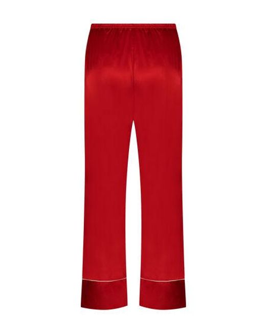 Hunkemöller Red Satin Trousers