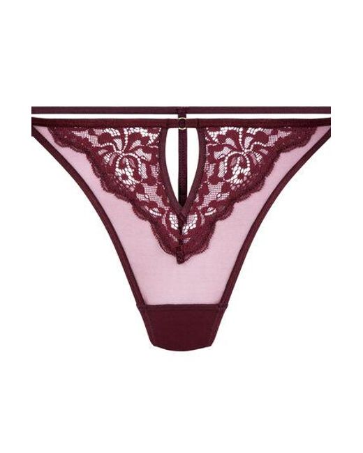 Hunkemöller String Cinnamon in het Red