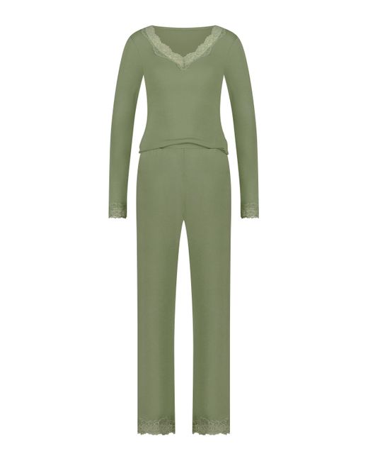 Hunkemöller Green Pajama Set