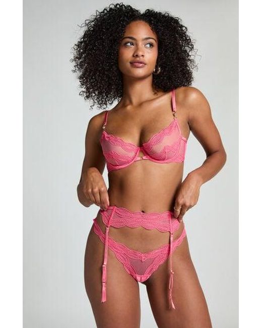 Hunkemöller Red Shae Suspenders