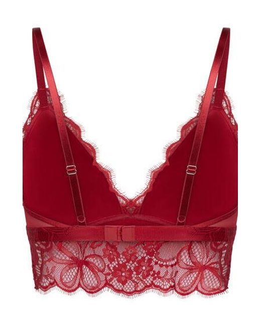 Hunkemöller Red Marianna Triangle Bralette