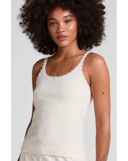 Hunkemöller White Pointelle Singlet