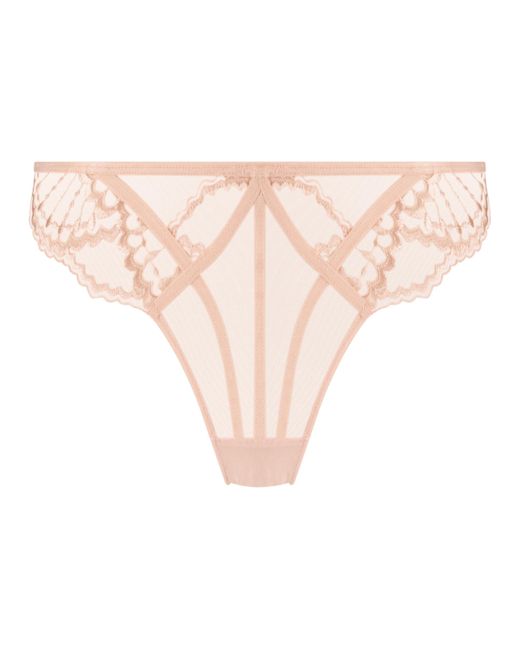 Hunkemöller Niet-voorgevormde Longline Beugel Bh Jade in het Brown