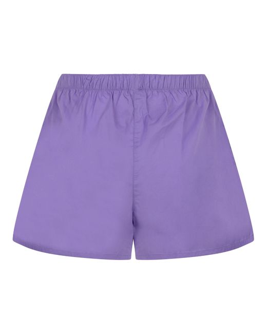 Pantalón corto de algodón Hunkemöller de color Purple