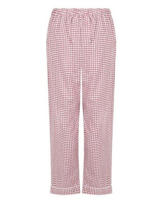 Hunkemöller Pink Flannel Pyjama Pants