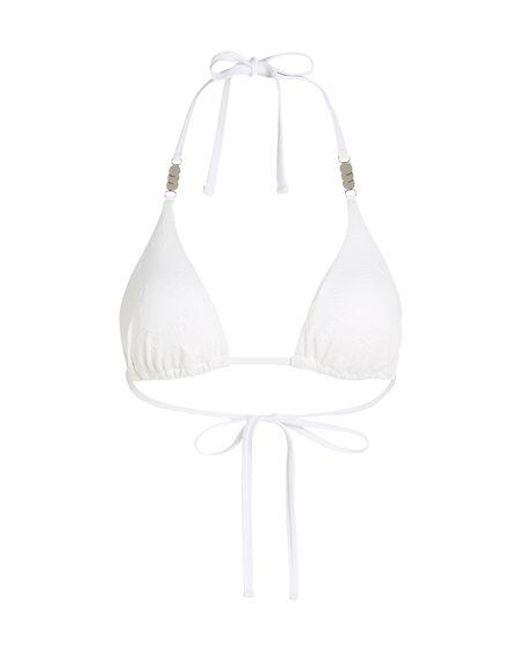 Hunkemöller Triangel Bikinitop Seashell in het Black
