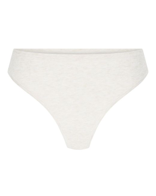 Hunkemöller White Thong Soft Cotton
