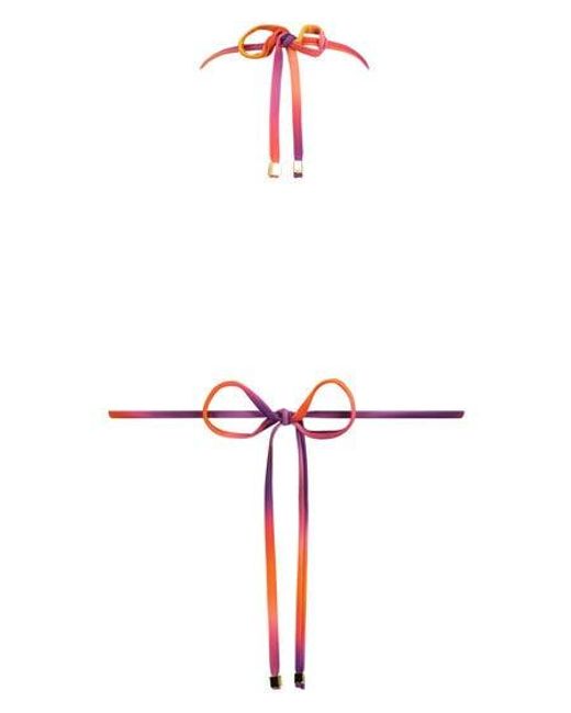 Hunkemöller Multicolor Sunset Triangle Bikini Top