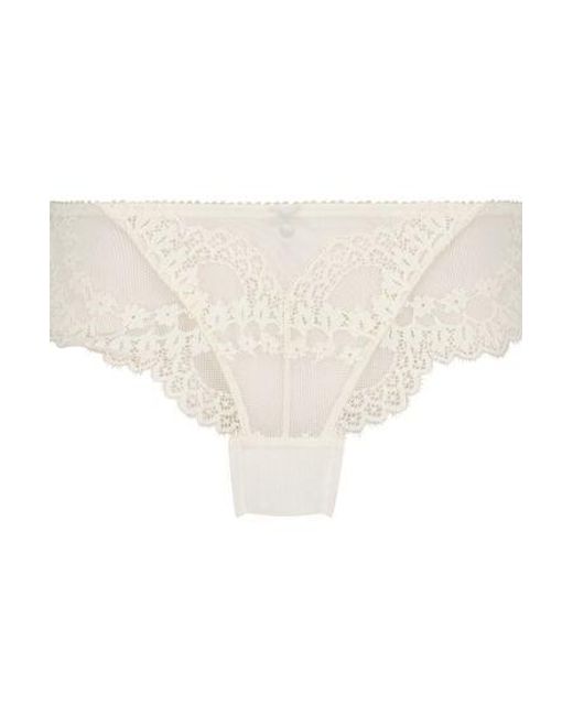 Hunkemöller Brown Daisy Padded Strapless Underwired Bra