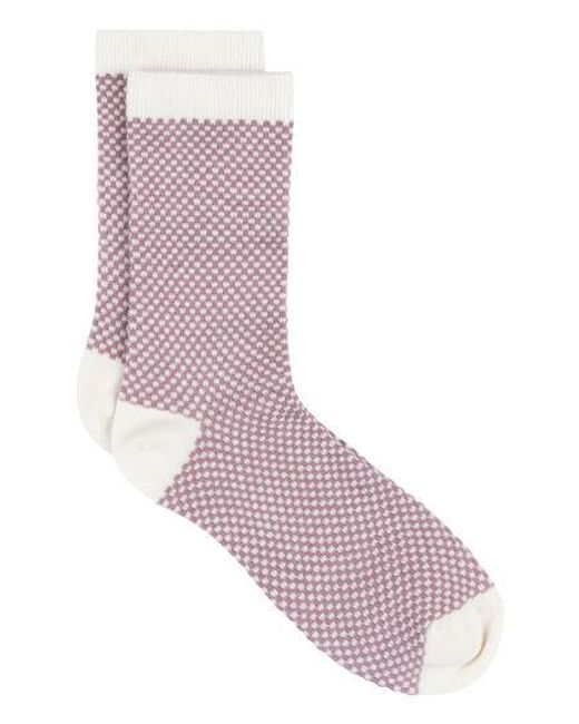 Hunkemöller Pink Modal Crew Socks