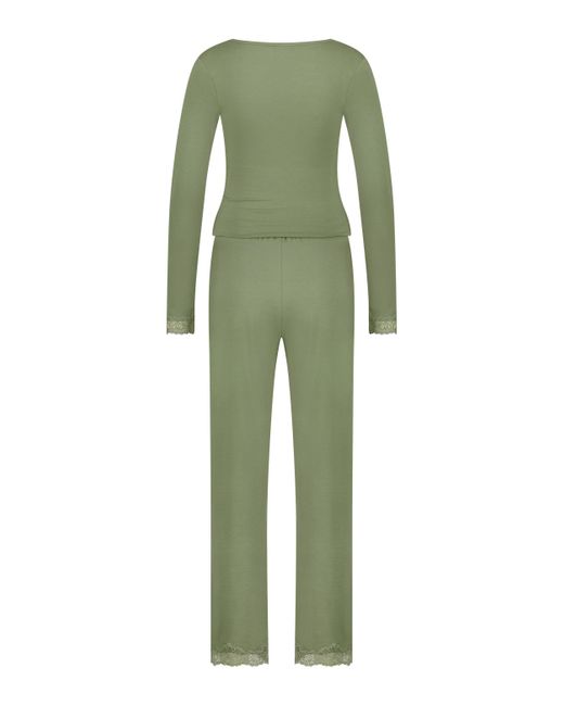 Conjunto de pijama Hunkemöller de color Green