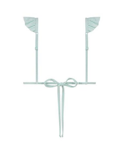Hunkemöller Blue Fiji Triangle Bikini Top
