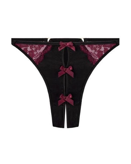 Hunkemöller Black Ambra Highleg Thong