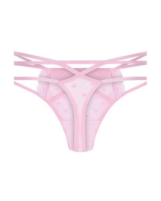 Hunkemöller String Melda in het Red