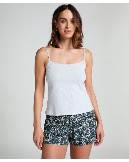 Hunkemöller White Pointelle Pyjamatop