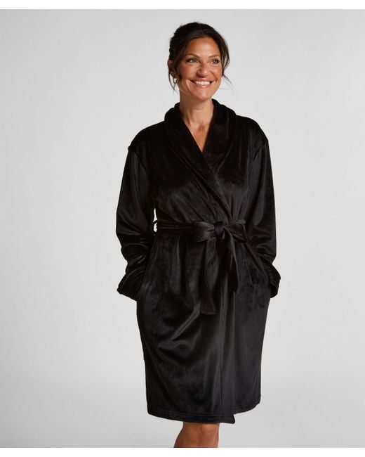 Albornoz Velours Hunkemöller de color Black