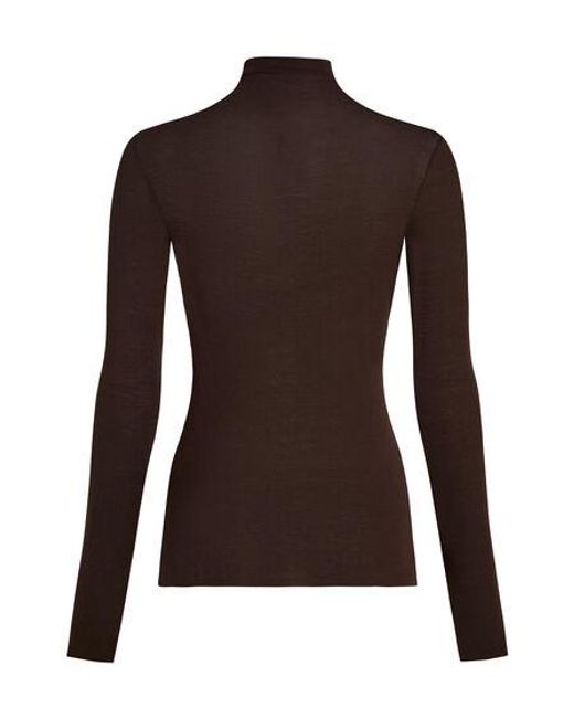 Hunkemöller Brown Super Soft Turtleneck Shirt With Cashmere