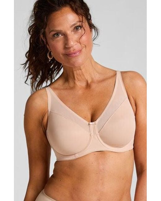 Hunkemöller Brown Nina Non-Padded Underwired Minimizer Bra
