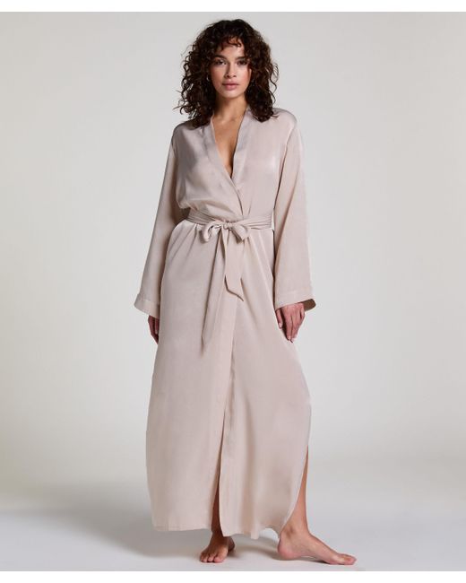 Hunkemöller Natural Satin Kimono