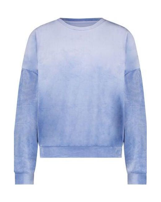 Hunkemöller Blue Velours Top
