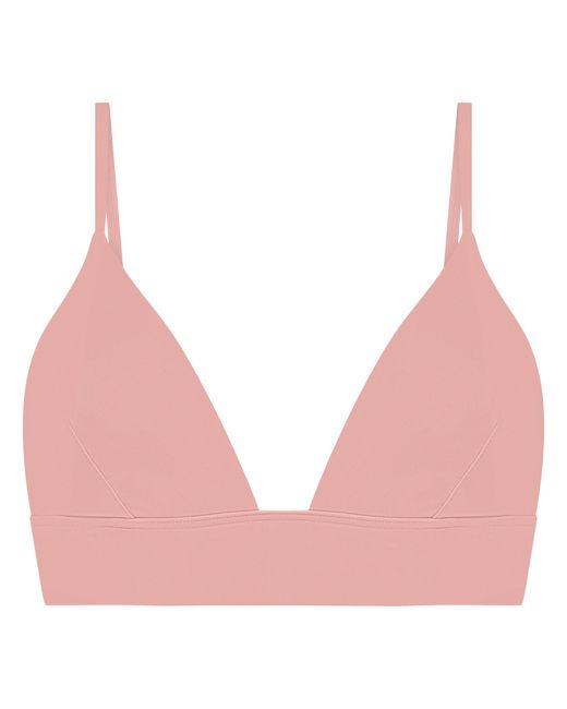 Triangular Bralette Smooth Hunkemöller de color Brown