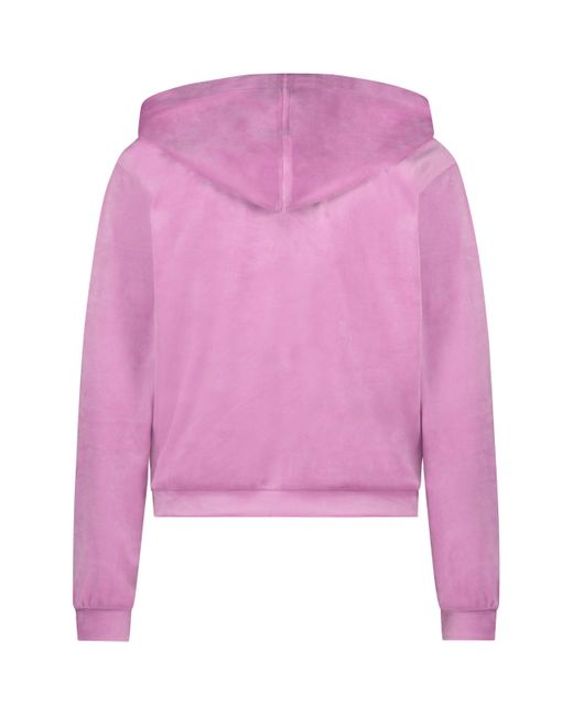 Manteau à capuche velours Hunkemöller en coloris Pink