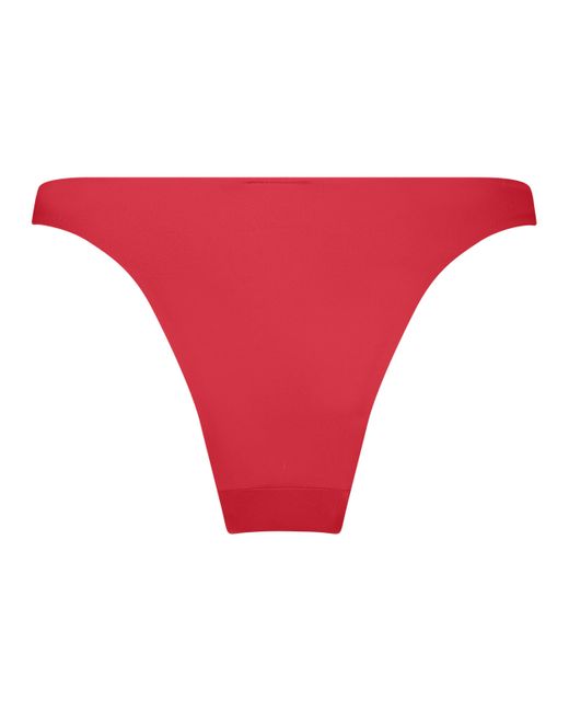 Hunkemöller Hoog Uitgesneden Bikinibroekje Luxe in het Red