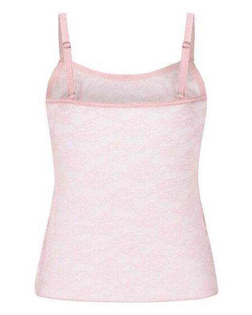 Hunkemöller Pink Cami Allover Lace