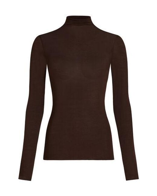 Hunkemöller Brown Super Soft Turtleneck Shirt With Cashmere