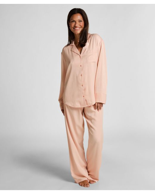 Hunkemöller Natural Langarmjacke Satin Ayla