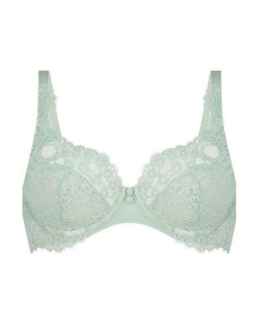 Hunkemöller Green Daisy Non-Padded Underwired Bra