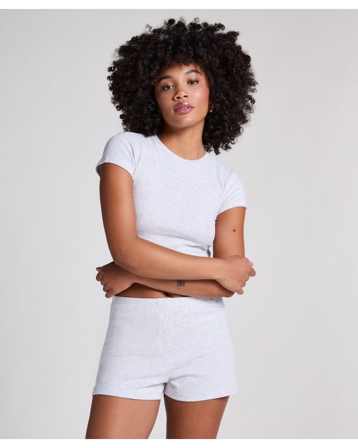 Short en pointelle Hunkemöller de color White