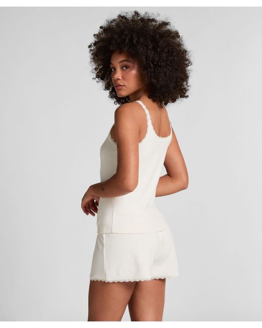 Short en pointelle Hunkemöller de color White