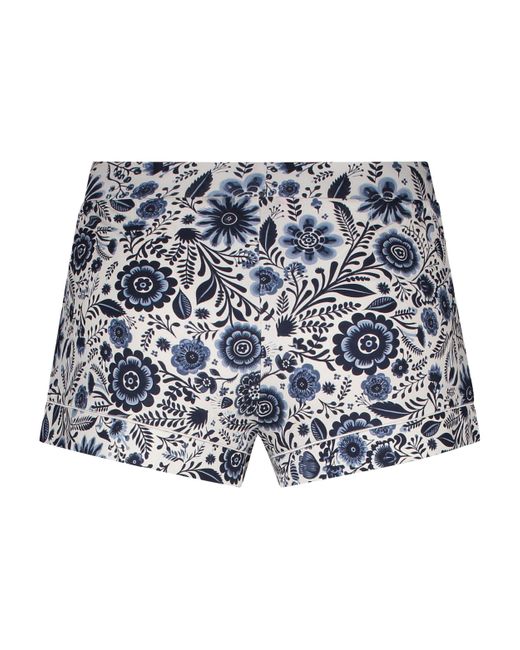 Hunkemöller Blue Jersey Pyjama Shorts