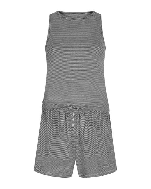 Hunkemöller Gray Pyjama-Set mit Singlet aus Jersey