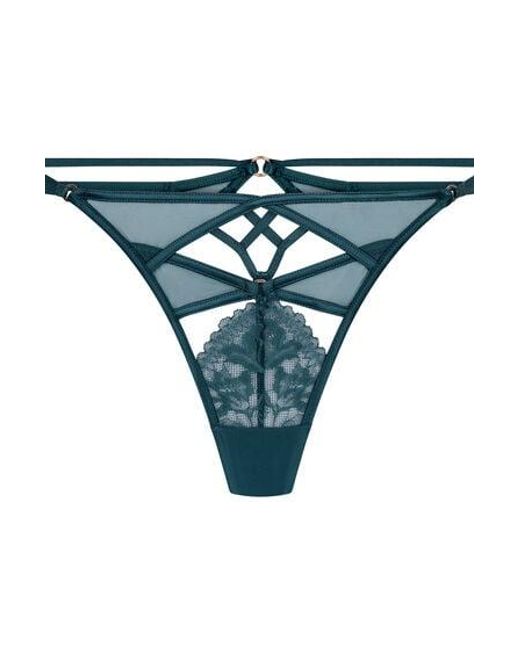 Hunkemöller Blue Amel Highleg Thong