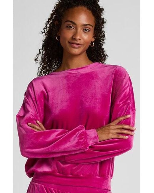 Hunkemöller Pink Velours Top