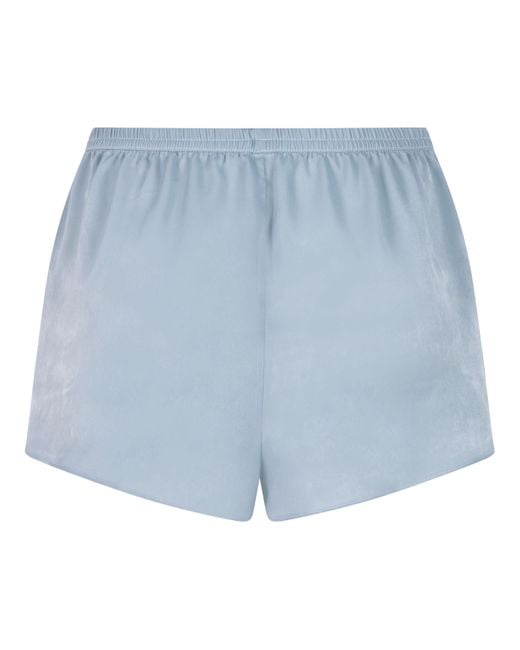 Hunkemöller Blue Satin-Shorts Minimal