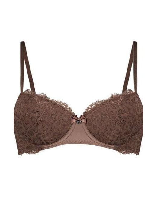 Hunkemöller Brown Marine Padded Underwired Bra