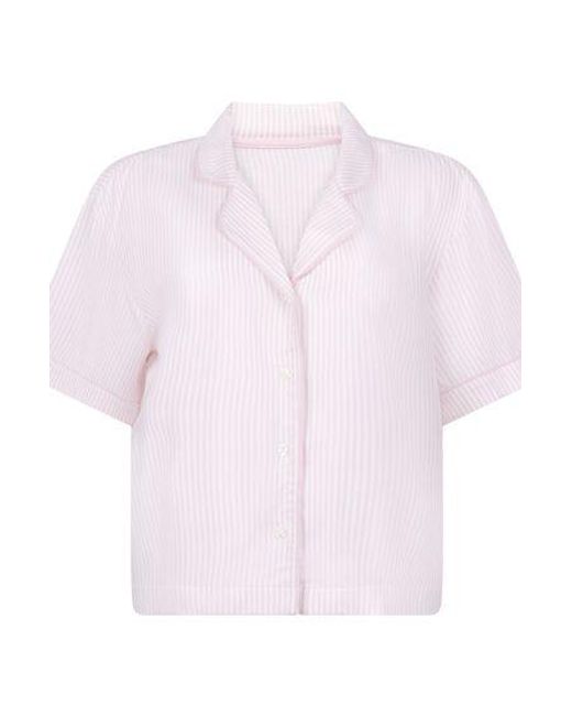Hunkemöller Pink Pyjama Short Sleeve Jacket