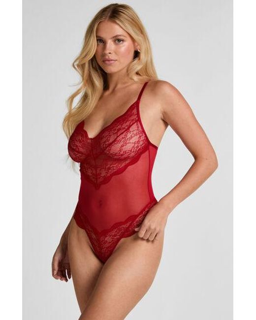 Hunkemöller Red Isabelle Body