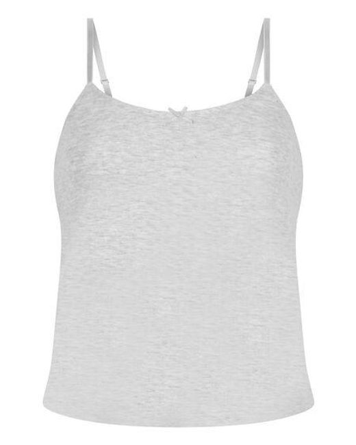 Hunkemöller White Pointelle Pyjama Top