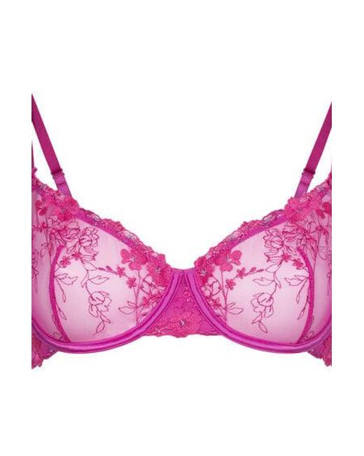 Hunkemöller Green Peonie Non-Padded Underwired Bra
